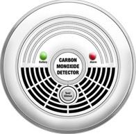 Carbon monoxide detector illustration