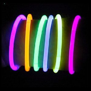 Glow bracelets in a variety of colors